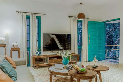 Casa Lotus | 3-BHK Villa with Private Pool, Cosy Nook, Balconies; in a Gated Complex – 3 bedroom villa in North Goa, Goa