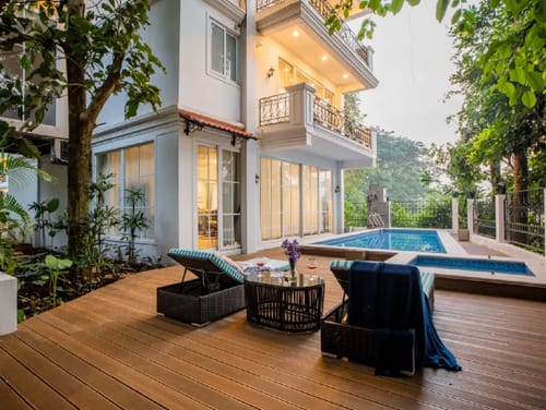 Suntuarios Casa Ivy | 4-BHK | Pvt Pool | Jacuzzi | Gazebo | Lift