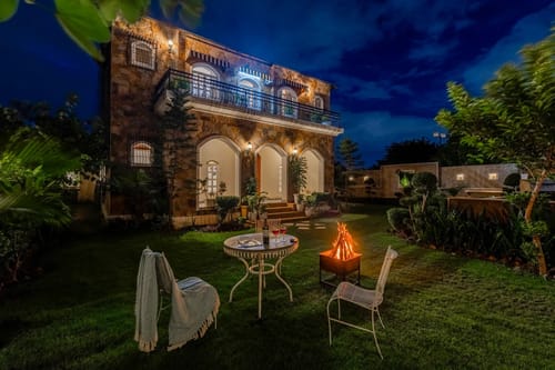 Oakwood Villa | 3-BHK | Pvt Pool | Lush Garden | Party Hall – 3 bedroom villa in Jaipur, Rajasthan