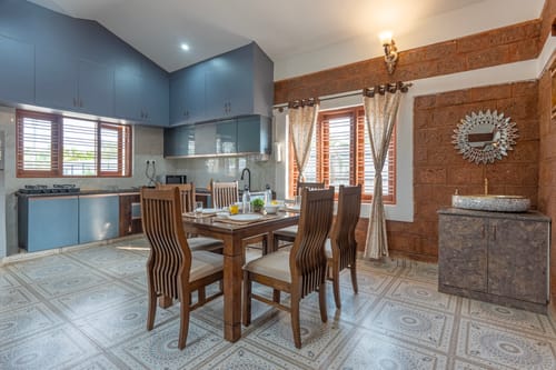 Courtyard Banyan | Rustic 2-BHK Pet-friendly Villa with Pool, Gazebo Amid Banyan Trees | Near Nandi Hills – 2 bedroom villa in Bengaluru, Karnataka
