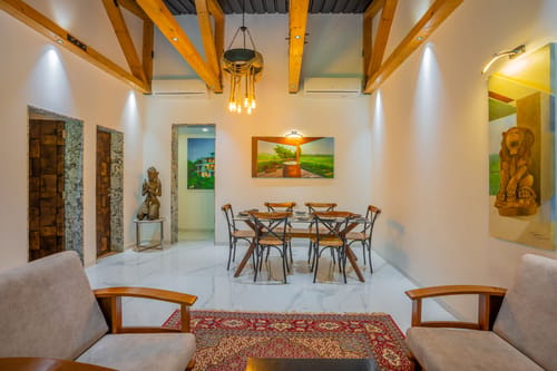 Energise Soul Retreat Vishuddha Villa | Pet-friendly 3-BHK With Jacuzzi, Garden,  Bonfire Pit & Shared Pool, Spiritual Sanctuary and Restro – 3 bedroom villa in Nashik, Maharashtra