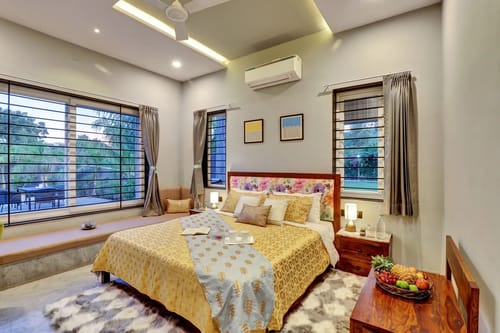 Radhyam | Charming 2–BHK Escape With Private Pool, Garden & Aravalli Hill Views