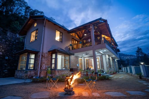 Wood Sparrow – 4 bedroom villa in Bhimtal, Uttarakhand