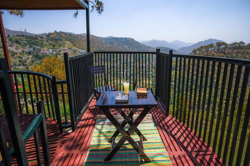 Wooden Log House @ Estate 15 – 2 bedroom villa in Bhimtal, Uttarakhand