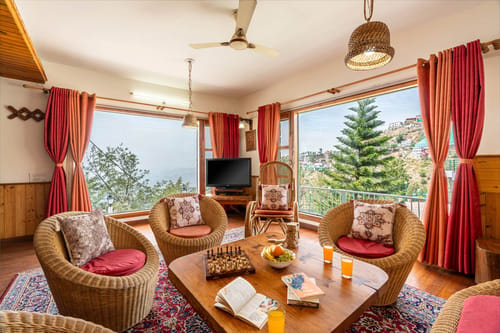 Firelight @ The Rustic Retreat – 2 bedroom villa in Kasauli, Himachal Pradesh