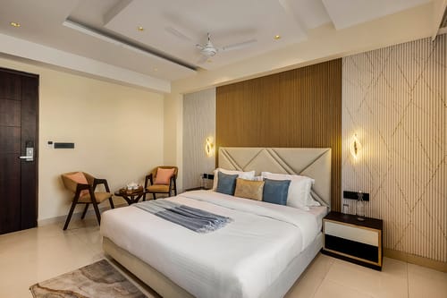 Anandam In The Himalayas Indigo | Suite With Restaurant, Lift & Lounge Near Triveni Ghat – 1 bedroom villa in Rishikesh, Uttarakhand