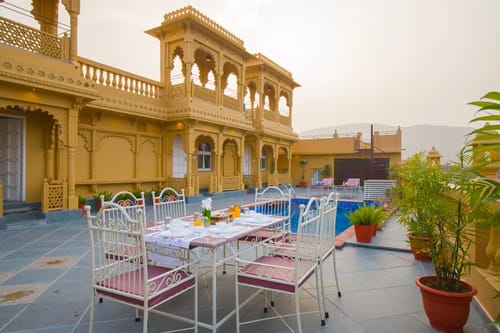 Amber Royale | Heritage 3-BHK Villa With Private Pool, Garden & Terrace – 3 bedroom villa in Udaipur, Rajasthan
