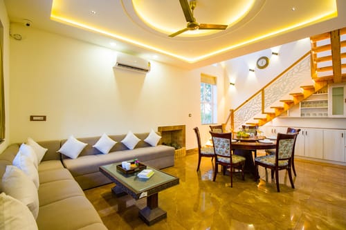 Ramgarh Wild Retreat | Elegant Colonial-Style 2-BHK Villa Amidst the Hills with Private Pool & Garden – 2 bedroom villa in Jaipur, Rajasthan