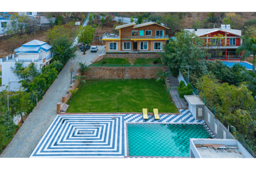 Festiva Mansion | Luxe 3-BHK Villa With Pvt Pool & Garden – 3 bedroom villa in Udaipur, Rajasthan