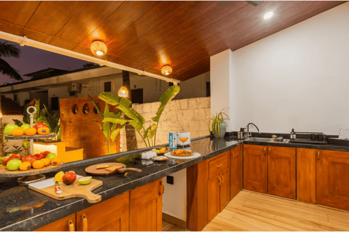 House of Neptune | 1-BHK Boutique Villa | Open Kitchen | Sit-out area | 10 Meters from Ashwem Beach