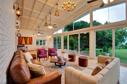 Idyllic Farmhouse - A Glasshouse w/ Outdoor Pool – 3 bedroom villa in Delhi-ncr, Haryana