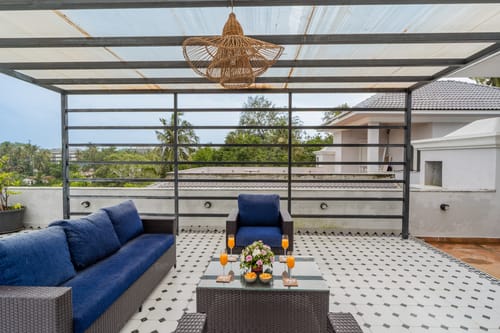 Casa Ritzy | Indo-Portuguese 5-BHK Villa With Private Pool & Lift Near Popular Beaches – 5 bedroom villa in North Goa, Goa
