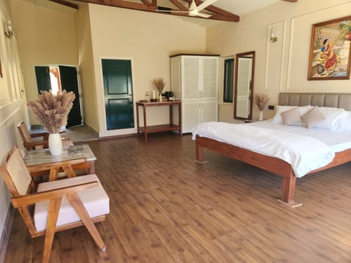 GlenBrook Estate | Hillside 1-BHK Suite & 1 Cottage with Gazebo, Restro & Lounge Area Near Waterfall