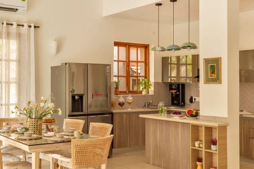 PinkSky | 4-BHK | Pvt. Pool, Bar & Gazebo