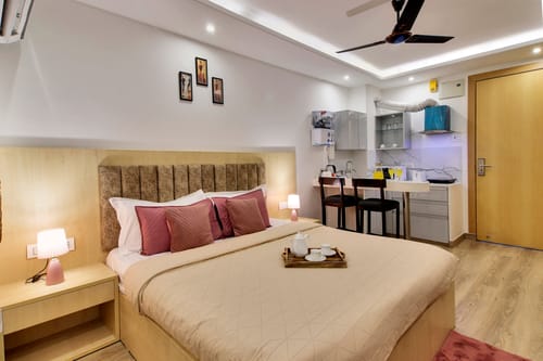 Sepia @ Skyline Studio Apartments – 1 bedroom villa in Jaipur, Rajasthan