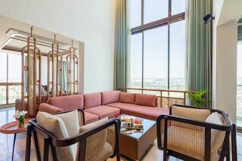 Manhattan 1804 | 3-BHK Penthouse With Stunning Views, Office & Stylish Bar – 3 bedroom villa in Jaipur, Rajasthan