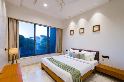 Jeevan Tara Villa | 3-BHK Pet-friendly Retreat: Private Pool, Garden & Scenic Views – 3 bedroom villa in Udaipur, Rajasthan