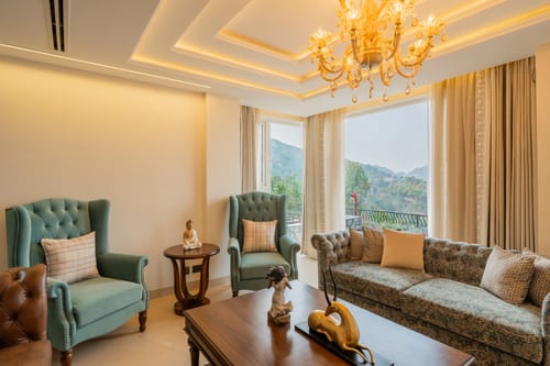 Royce Cottage | Luxe Hilltop 4-BHK Retreat With Indoor Bar, Terrace & Scenic Views