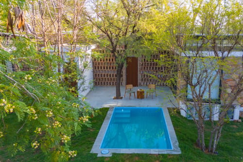 Nature 95 | 4-BHK Pet-friendly Farm With Private Pool, Study Nook & Lush Garden  – 4 bedroom villa in Jaipur, Rajasthan