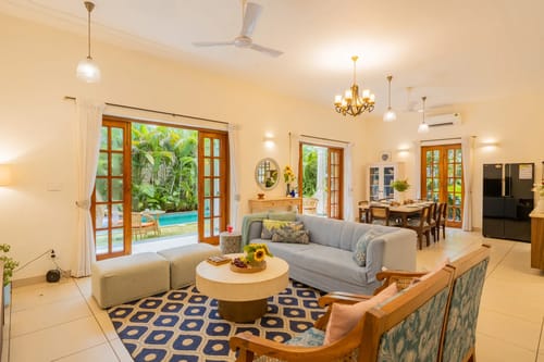 Celest | Pet-friendly 4-BHK Villa With Private Pool & Garden – 4 bedroom villa in North Goa, Goa