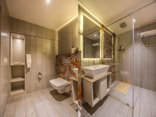 Goan Bliss Junior Suite | Spacious Boutique Suite with Living Room, Private Terrace, Shared Pool, Restro, Spa & Library – 1 bedroom villa in South Goa, Goa