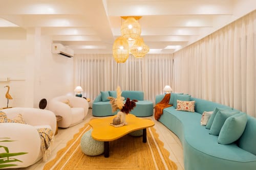 House of Neptune | 3-BHK Retreat with Gazebo & Bar | 10 mtrs from Ashwem Beach