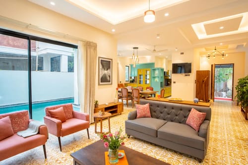 Laguna Pulse | Luxe Pet-friendly 4-BHK Retreat With Private Pool, Garden & Bar