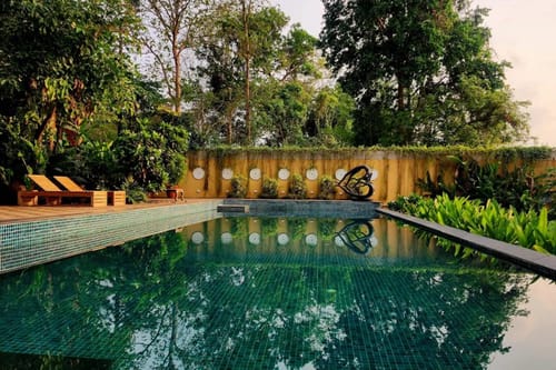 The Glass Villa | 4-BHK | Pvt Infinity Pool | Ent Lounge | Sunken Pit Area – 4 bedroom villa in North Goa, Goa