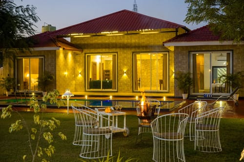 Roohmon’s Farm | Exquisite 5-BHK Retreat With Private Pool, Garden & Barr – 5 bedroom villa in Udaipur, Rajasthan