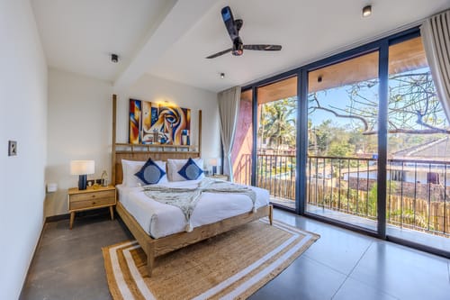Serenica | 4-BHK Villa with Private Pool, Bar Lounge, Terrace Views, Lift & Peaceful Pilerne Location | Pet-friendly – 4 bedroom villa in North Goa, Goa