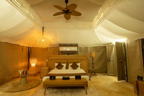 Tapovana Aroha | Pet-Friendly Boho Retreat with Luxury Tent, 2-BHK Villa , Moroccan-Style Pool, Firepit & Gardens – 3 bedroom villa in Bengaluru, Karnataka
