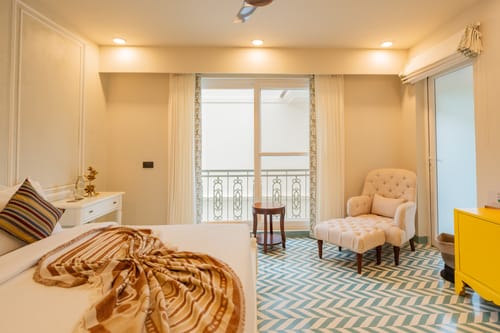 Purple Coral | Luxe 5-BHK Villa With Two Private Pools & Lift Near Chapora Fort