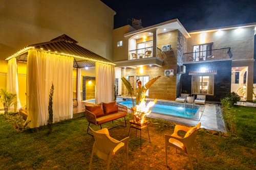 Casa llios | Country-Style 3-BHK Villa with Private pool, Gazebo and Landscaped Garden – 3 bedroom villa in Udaipur, Rajasthan