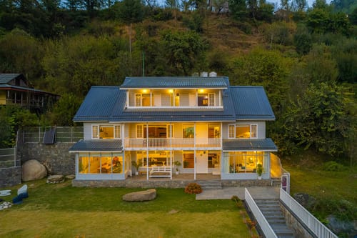 Riverside Symphony – 5 bedroom villa in Manali, Himachal Pradesh