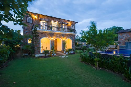Oakwood Villa | 3-BHK | Pvt Pool | Lush Garden | Party Hall – 3 bedroom villa in Jaipur, Rajasthan