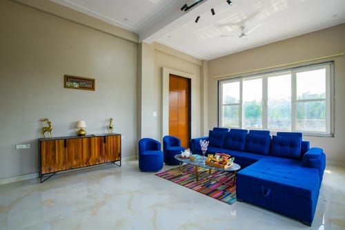 Amber Villa | 3-BHK Retreat W/ Pvt Pool, Game Room & Studio Rooms – 3 bedroom villa in Delhi-ncr, Haryana