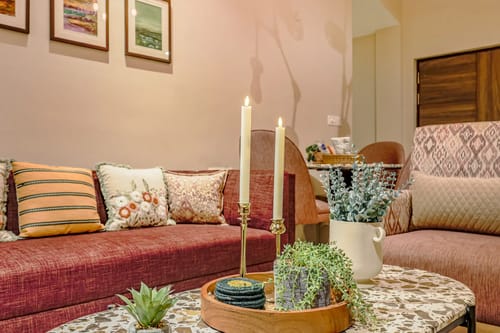 Veera Marina | Charming 3-BHK Apt Near Candolim Beach With Common Pools & Lift