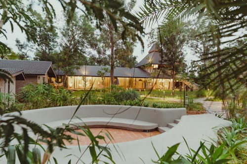 Tapovana Aroha | Pet-Friendly Boho Retreat with Luxury Tent, 2-BHK Villa , Moroccan-Style Pool, Firepit & Gardens – 3 bedroom villa in Bengaluru, Karnataka