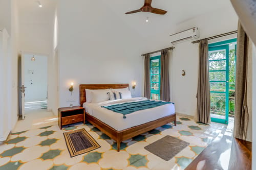 Casa Lotus | 3-BHK Villa with Private Pool, Cosy Nook, Balconies; in a Gated Complex – 3 bedroom villa in North Goa, Goa