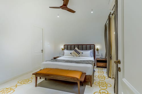 Casa Lotus | 3-BHK Villa with Private Pool, Cosy Nook, Balconies; in a Gated Complex – 3 bedroom villa in North Goa, Goa