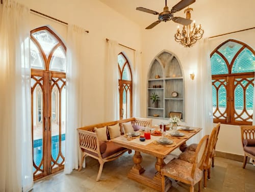 Samukha | Pet-friendly 4-BHK With Private Pool & Garden & Entertainment Lounge