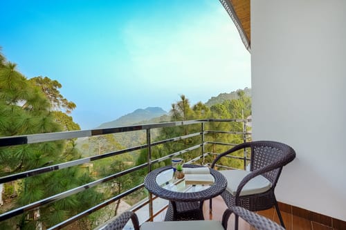 Stars and WindSongs | 1 Suite with Summer Pool, Private Balcony, Garden, Games, Restro & Hill Views
