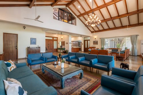 Celebration Venue at Nivaant Farms and Cottages – 17 bedroom villa in Karjat, Maharashtra