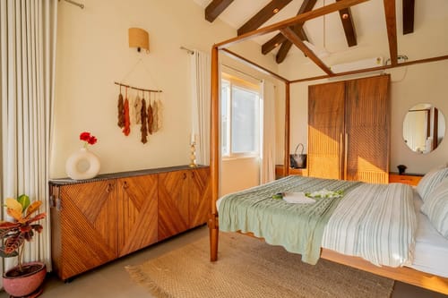 Villa Aarna | Tropical 3-BHK Villa Near Ozran Beach With Private Pool & Lounge Area