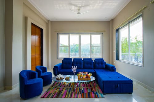 Amber Villa | 3-BHK Retreat W/ Pvt Pool, Game Room & Studio Rooms – 3 bedroom villa in Delhi-ncr, Haryana