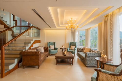 Royce Cottage | Luxe Hilltop 4-BHK Retreat With Indoor Bar, Terrace & Scenic Views