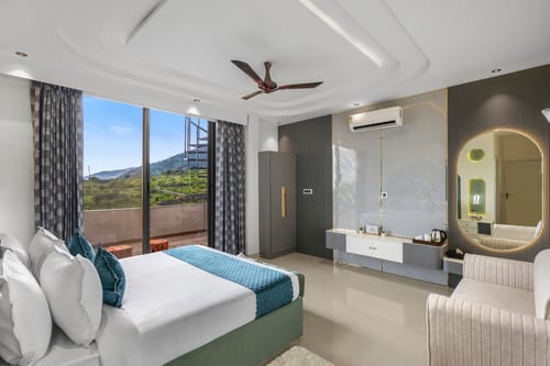 Shreya Blossom Retreat | 4-BHK Villa With Private Pool, Gazebo, Garden, Bar & Scenic Aravali Views