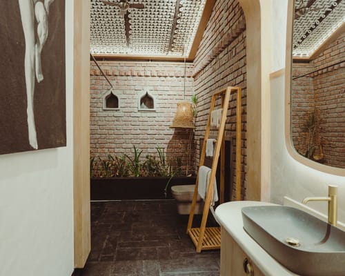 Bali Bay Gumuk | 2-BHK Villa On 2 Acres of Land with Shared Pool, Firepits, Lounges & Jacuzzi – 2 bedroom villa in Bengaluru, Karnataka