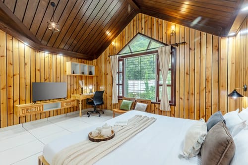 Ahilya | Pet-friendly 3-BHK Villa Near Bhimtal Lake With Garden & Balcony – 3 bedroom villa in Nainital, Uttarakhand