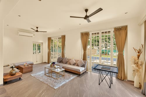 Heavenly Homes Villa | 2-BHK Villa with Private Pool, Garden & 360° Panoramic Hill Views Near Sahyadri Waterfall – 2 bedroom villa in Karjat, Maharashtra